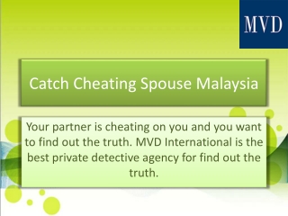 Catch Cheating Spouse Malaysia