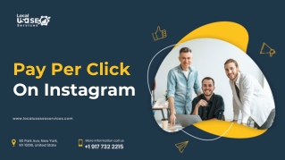 Pay Per Click On Instagram - Local USA SEO Services