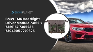BMW headlight driver module