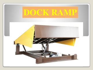 Dock Ramp Manufacturers in chennai