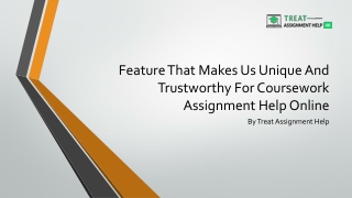Feature That Makes Us Unique And Trustworthy For
