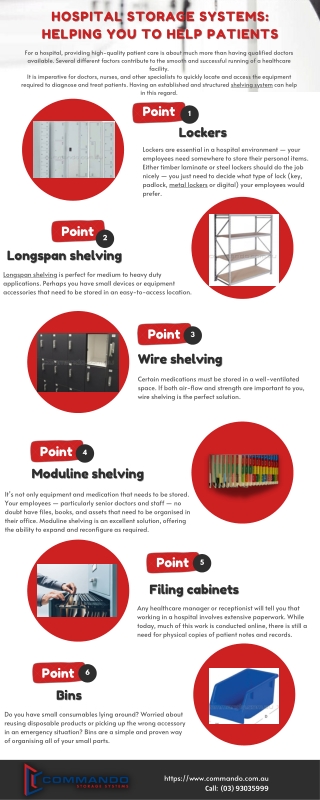 Hospital Storage Systems: Helping You to Help Patients