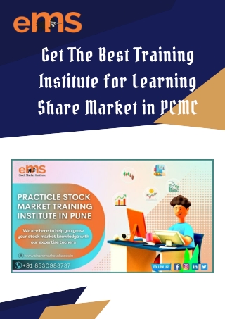 Get The Best Training Institute for Learning Share Market in PCMC