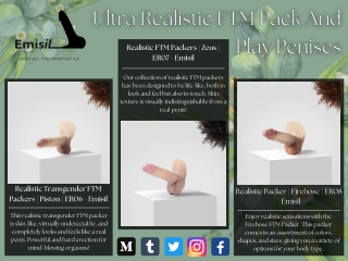 Ultra Realistic FTM Pack And Play Penises