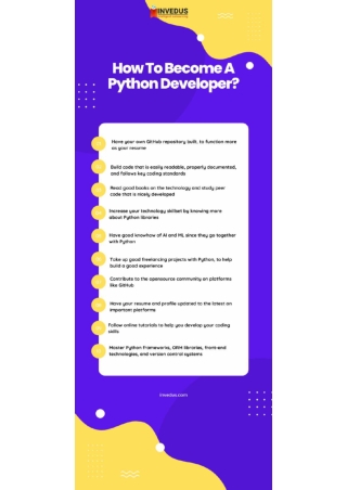 How To Become A Python Developer?