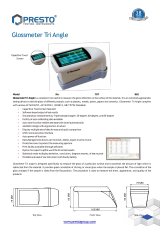 Best Gloss meter-paint gloss meter manufacturers in India