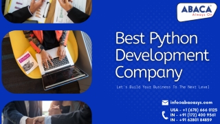 Best Python Development Company - Abacasys