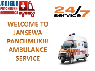 Jansewa Panchmukhi Road Ambulance in Chattarpur and Chanakyapuri  with Expert Medical Team