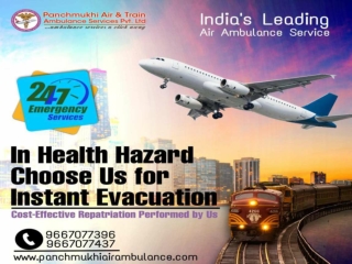 Hire Most Advanced Life Support Facility by Panchmukhi Train Ambulance Service in Patna and Ranchi