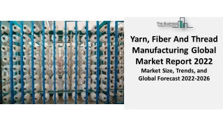 Yarn, Fiber And Thread Manufacturing Market - Size, Share, Research, Analysis