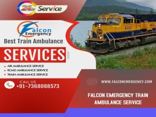 Get High-tech Ventilator Setup with Falcon Train Ambulance Service in Ranchi