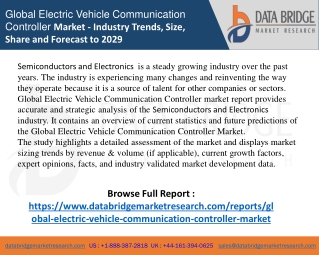 Global Electric Vehicle Communication Controller Market size