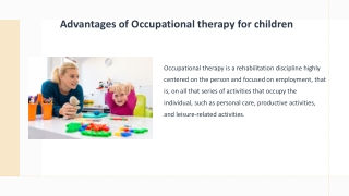 San diego occupational therapy