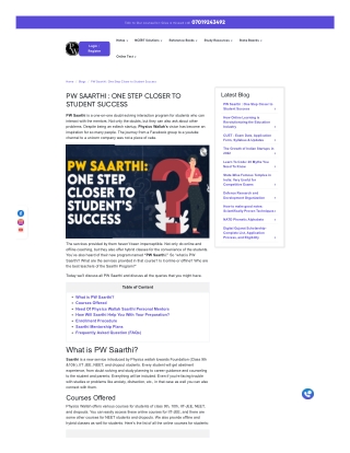 One Step Closer To Student Success- PW