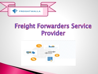 Freight Forwarders Service Provider