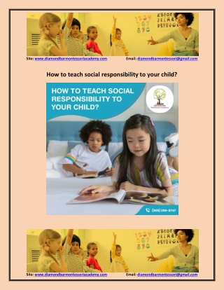How to teach social responsibility to your child?