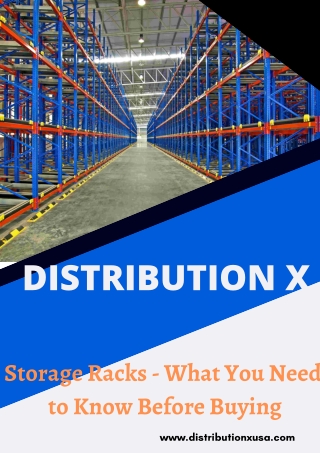 Industrial Steel Shelving Racks Storage System - Distribution X