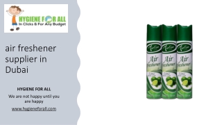 air freshener suplier in Dubai