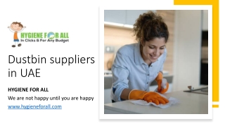 Dustbin Suppliers in UAE