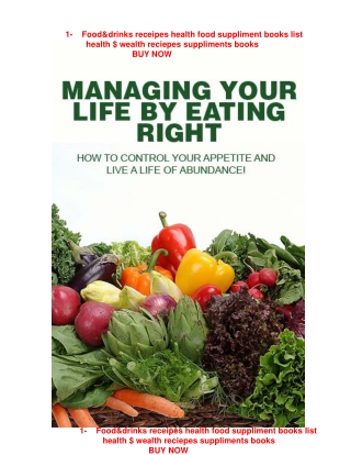 food $ drinks receipe book  food suppliments Managing_Your_Life_by_Eating