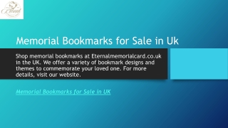 Memorial Bookmarks for Sale in Uk  Eternalmemorialcard.co.uk