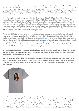 Aaliyah Clothes Line Fuels Copyright Infringement Lawsuit