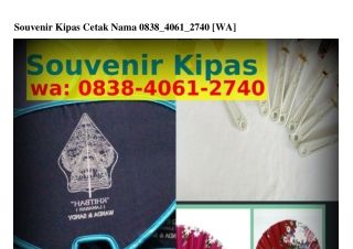 Souvenir Kipas Cetak Nama