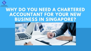 Why do you need a Chartered Accountant for your new business in Singapore?