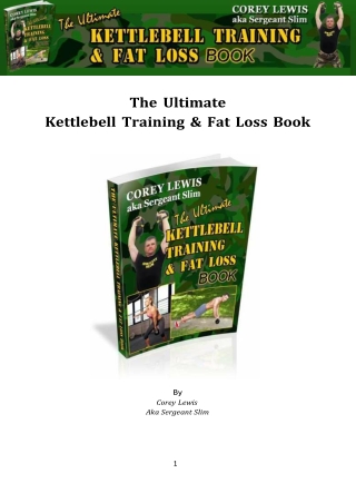 The Ultimate Kettlebell Training & Fat Loss Book