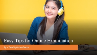 Easy Tips for Online Examination