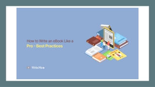 How to Write an eBook for Fun and Profit – Best Practices for Beginners