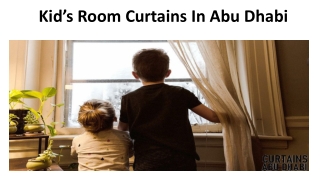 Kid’s Room Curtains In Abu Dhabi
