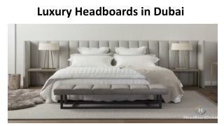 Luxury Headboards in Dubai