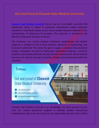 Out and Proud of Chuvash State Medical University