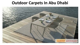Outdoor CarpetsIn Abu Dhabi