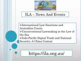 ILA – News And Events