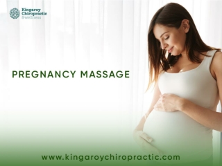 Importance Of Pregnancy Massage And Chiropractic Care For Pregnant Women