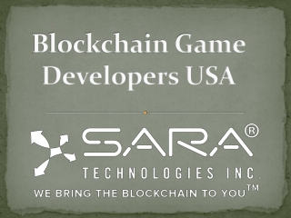 Blockchain Game Developers USA