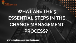 What Are The 5 Essential Steps  In The Change Management Process