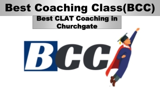 Best CLAT Coaching in Churchgate BCC