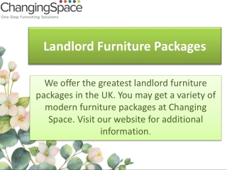 Landlord Furniture Packages