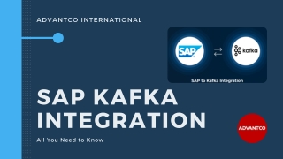 SAP KAFKA Integration | Advantco International