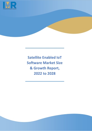 Satellite Enabled IoT Software MARKET