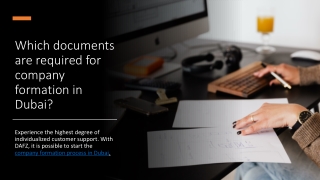 Which documents are required for company formation in Dubai? ​