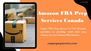 Amazon FBA Prep Services Canada