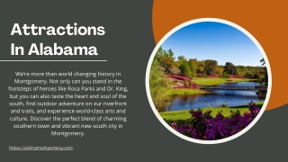Enjoy Holidays At Attractions In Alabama