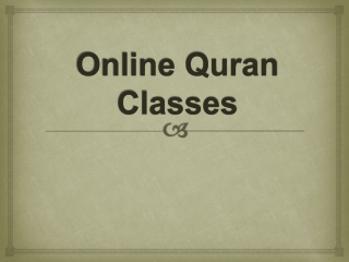 Learn Quran Online in USA at Online Quran Classes