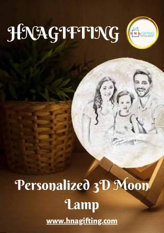Best Personalised Moon Lamps For Gifts - HNA Gifting