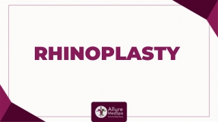 Rhinoplasty Surgery Safe And Smooth? Allure Medspa mumbai India