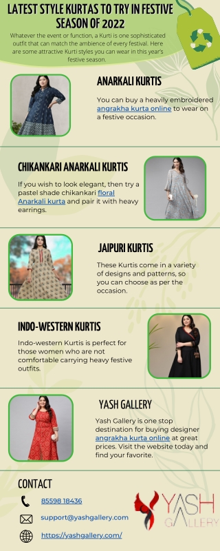 Latest Style Kurtas To Try In Festive Season Of 2022